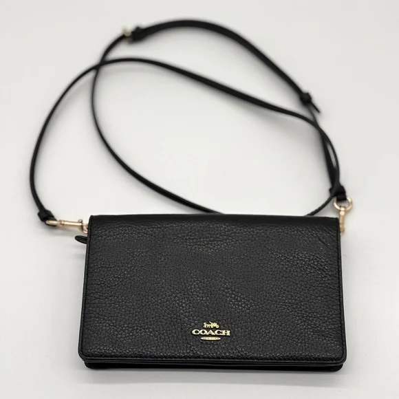 Coach Anna Foldover Crossbody Clutch - Picture 1 of 11